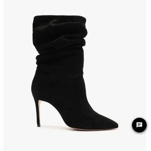 Schutz Ashlee Boots Black Suede size 7.5